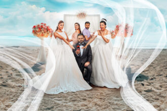 Un mire și două mirese