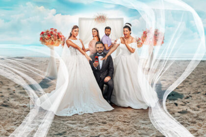 Un mire și două mirese